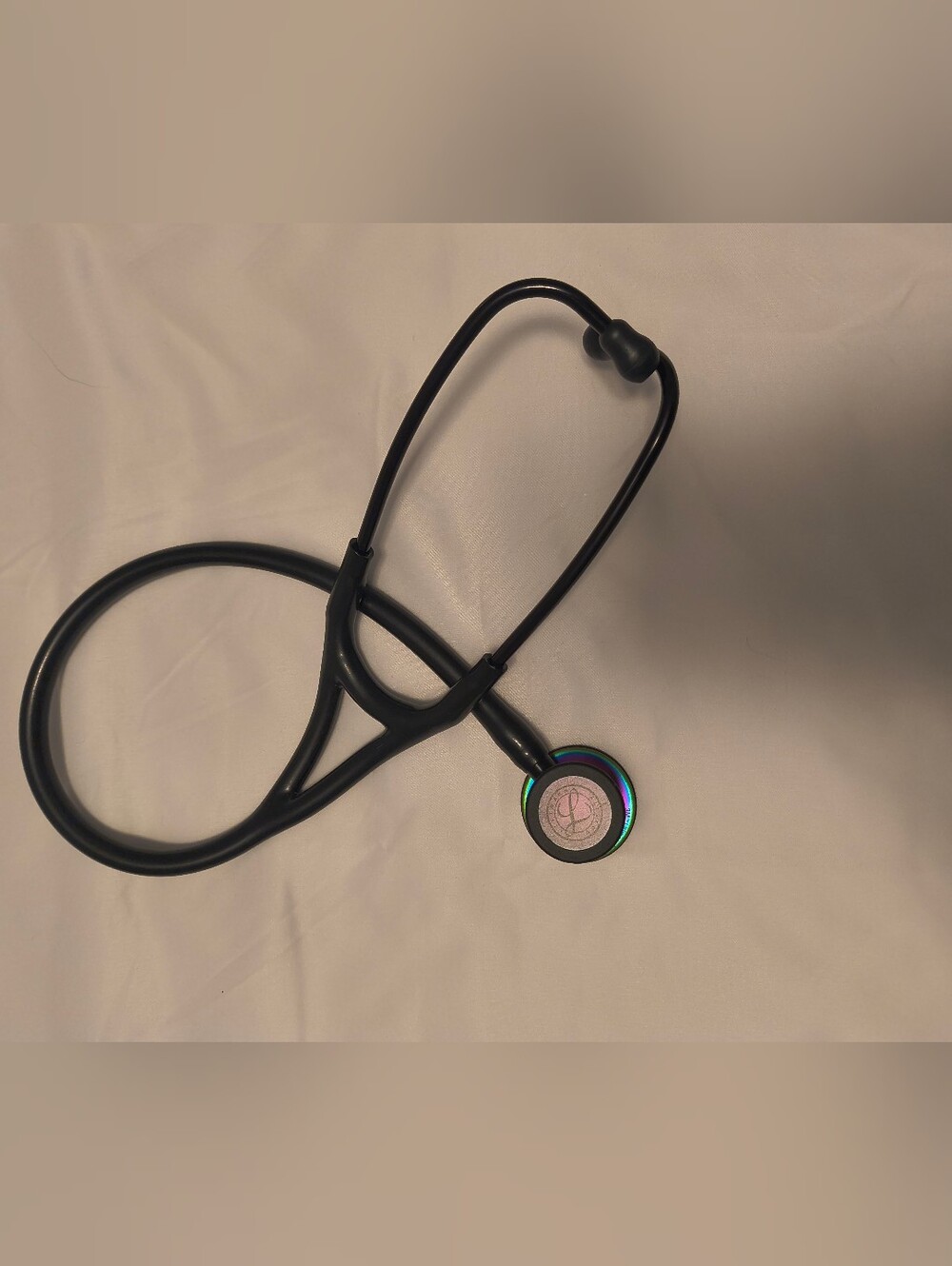 3M™ Littmann® Cardiology IV™ Stethoscope, Rainbow Chestpiece - Black Tube